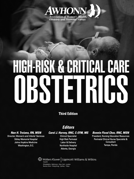 AWHONN High-Risk & Critical Care Obstetrics, 3rd Edition