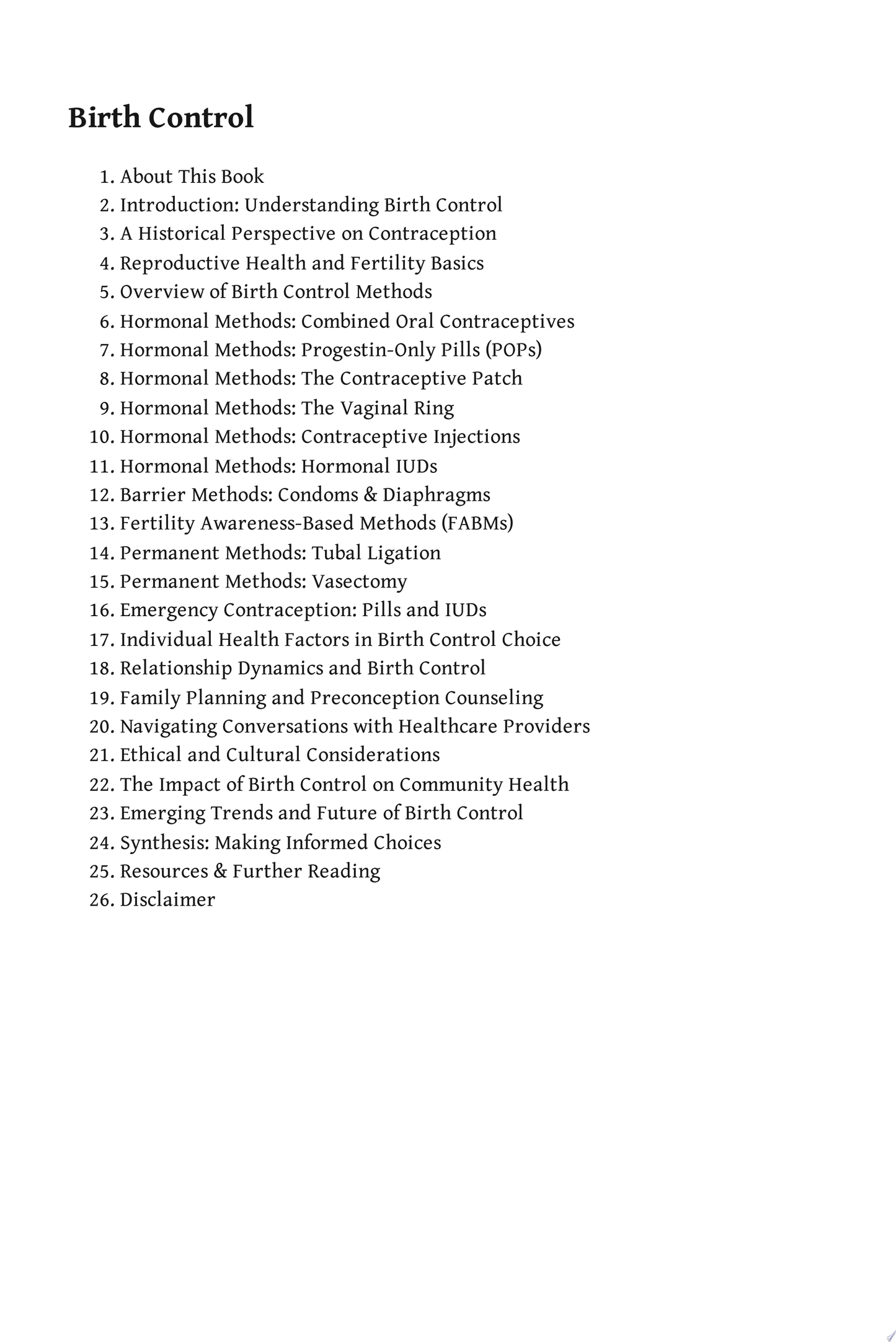 Birth Control: Choosing a Method That’s Right for You